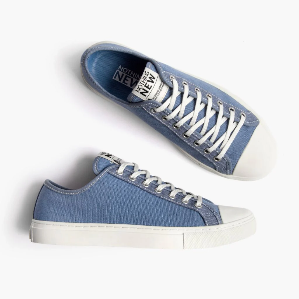 Women's Classic Low Top | Sky Blue x Off-White - Image 6